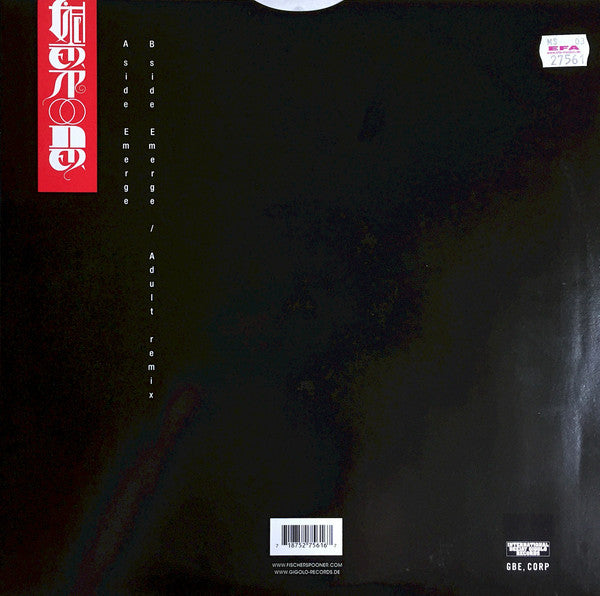 Fischerspooner : Emerge (12")