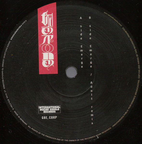 Fischerspooner : Emerge (12")