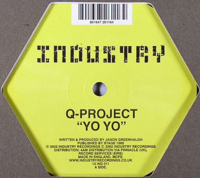 Q Project / Davide Carbone Feat. Dominique Woolf : Yo Yo / Eldorado (12")