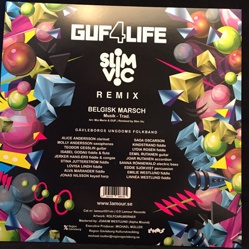 GUF Gävleborgs Ungdoms Folkband : GUF4LIFE (Slim Vic Remix) (12", EP)