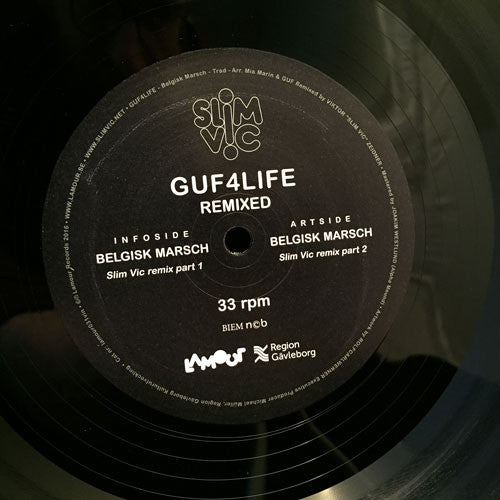 GUF Gävleborgs Ungdoms Folkband : GUF4LIFE (Slim Vic Remix) (12", EP)