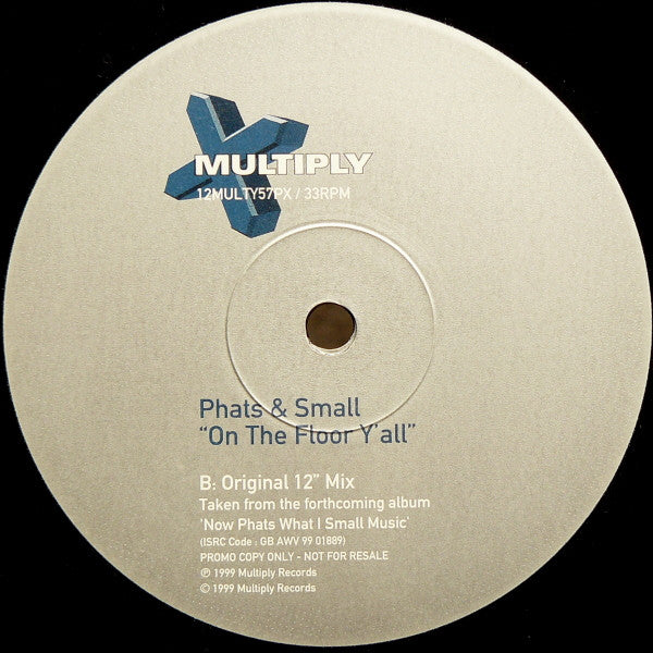 Phats & Small : Tonight (12", Promo)