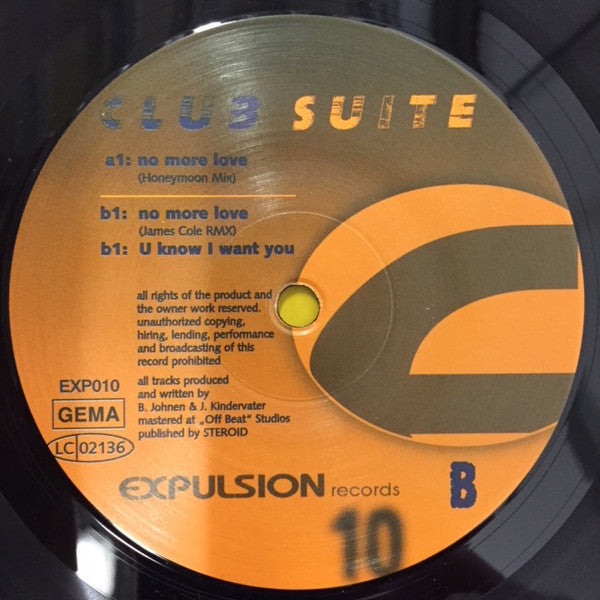 Club Suite : No More Love (12")