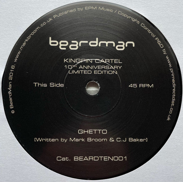 Kingpin Cartel : Ghetto (10", S/Sided, Single, Ltd)