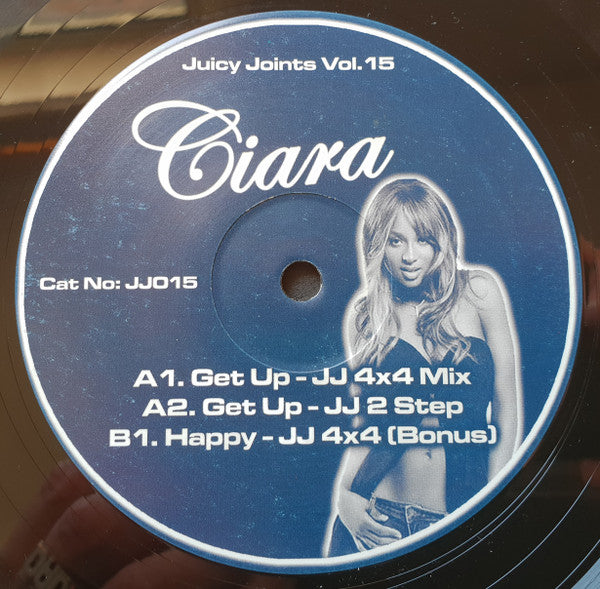 Ciara (2) / Seamus Haji & Steve Mac : Get Up / Happy (Juicy Joints Remixes) (12", Unofficial)