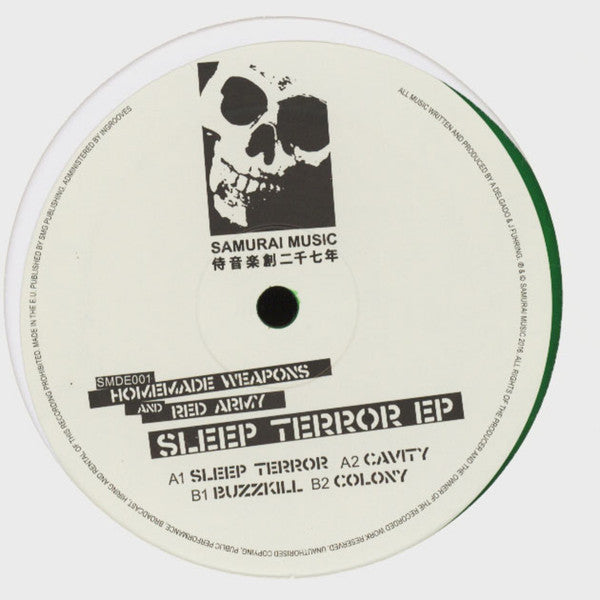 Homemade Weapons And Red Army : Sleep Terror EP (12", EP, Gre)