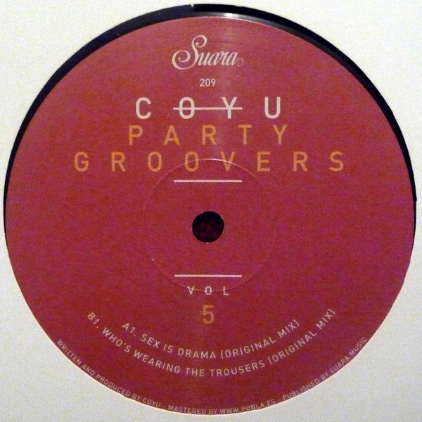 Coyu : Party Groovers Vol 5 (12")