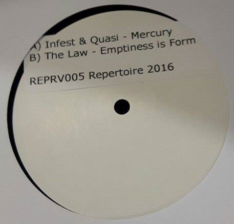 Infest (3) & Quasi (5) / The Law (4) : Mercury / Emptiness Is Form (12", Ltd, W/Lbl, Sti)