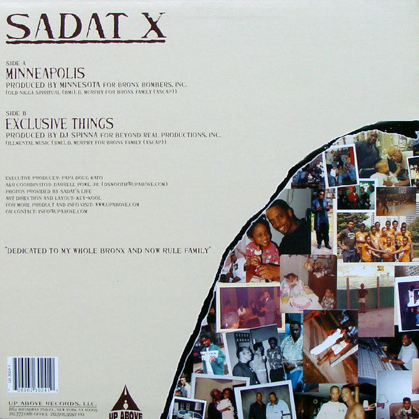 Sadat X : Minneapolis / Exclusive Things (12")