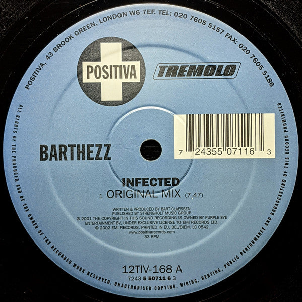 Barthezz : Infected (12")