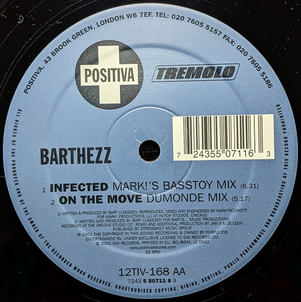 Barthezz : Infected (12")