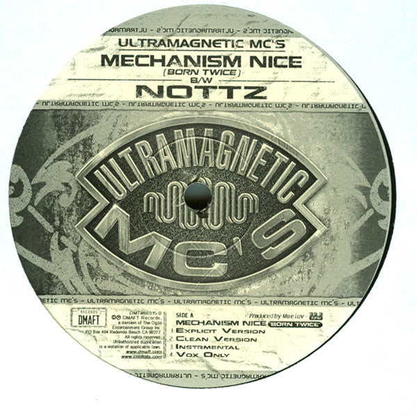 Ultramagnetic MC's : Mechanism Nice (Born Twice) / Nottz (12")