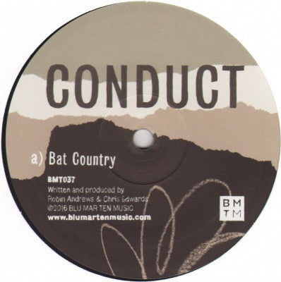 Conduct : Bat Country / Beta's Error  (12")