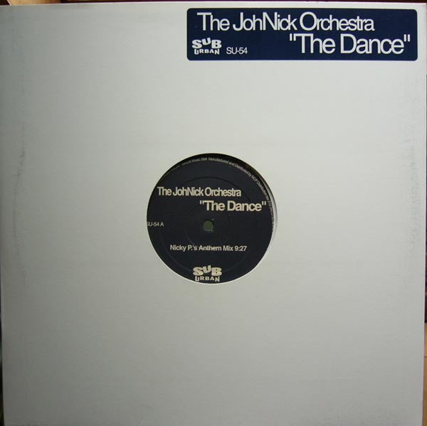 The JohNick Orchestra : The Dance (12")