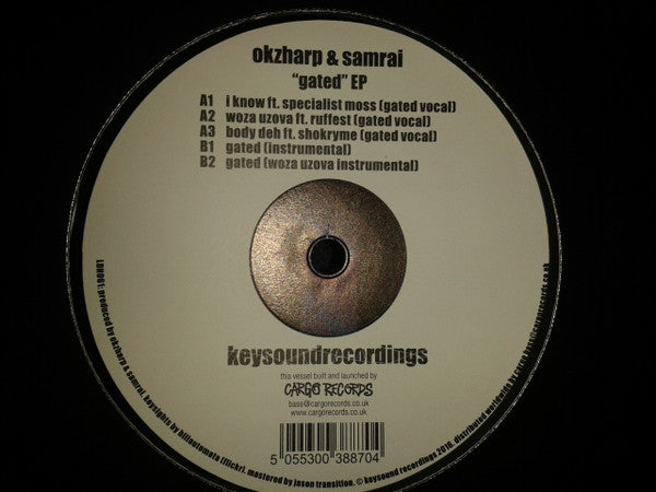 Okzharp & Samrai : Gated EP (12", EP)