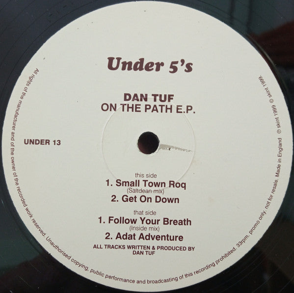 Dan Tuf : On The Path E.P. (12", EP, Promo)