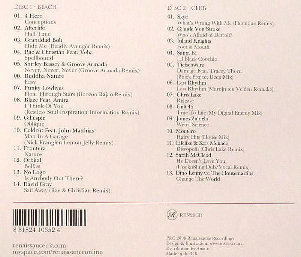 Various : The Sound Of Renaissance, Vol. 3: Ibiza (2xCD, Comp, Car)