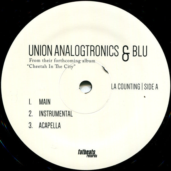 Union Analogtronics & Blu (2) : LA Counting (10", EP)