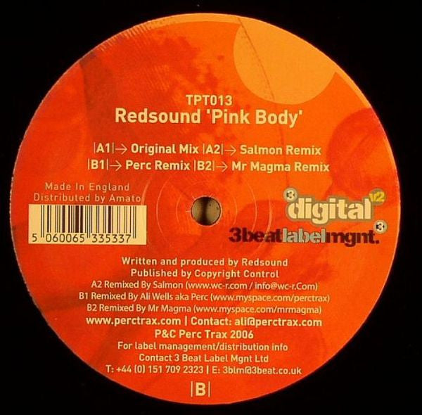 Redsound : Pink Body (12")