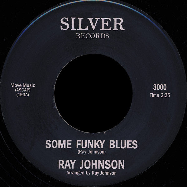 Ray Johnson : Some Funky Blues (7", Single, RE)