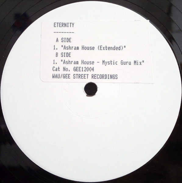 Eternity (2) : Ashram House (12", Promo, W/Lbl)