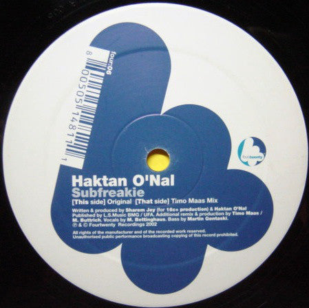 Haktan O'Nal : Subfreakie (12")