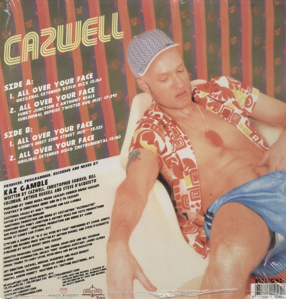 Cazwell : All Over Your Face (12", Maxi)