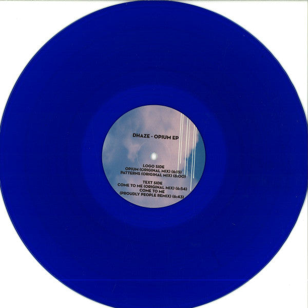 Dhaze : Opium EP (12", EP, Blu)