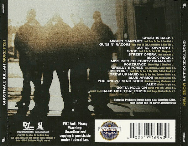 Ghostface Killah : More Fish (CD, Album)
