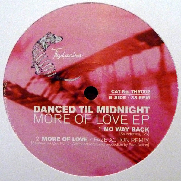 Danced Til Midnight : More Of Love EP (12", EP)