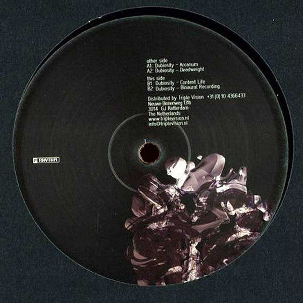 Dubiosity : Arcanum EP (12", EP)