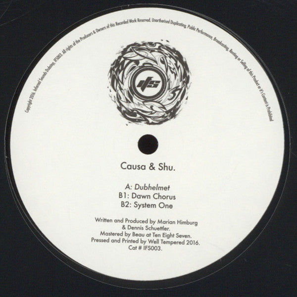 Causa (2) & Shu (16) : Dubhelmet EP (12", EP)