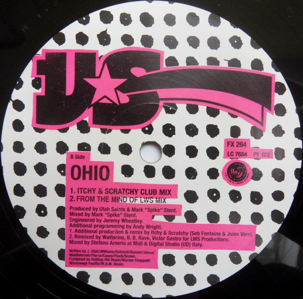 Utah Saints : Ohio (12")