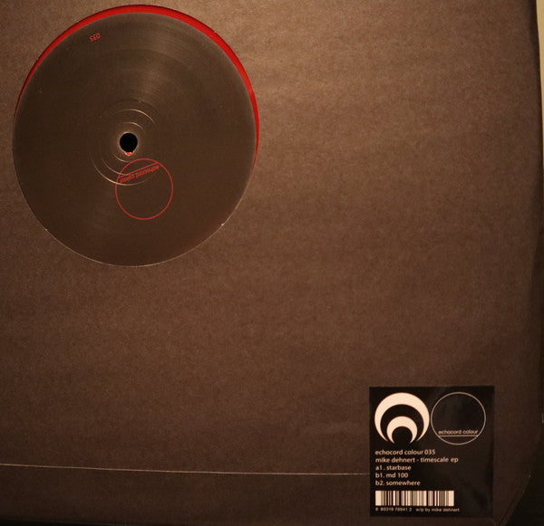 Mike Dehnert : Timescale EP (12", EP, Red)