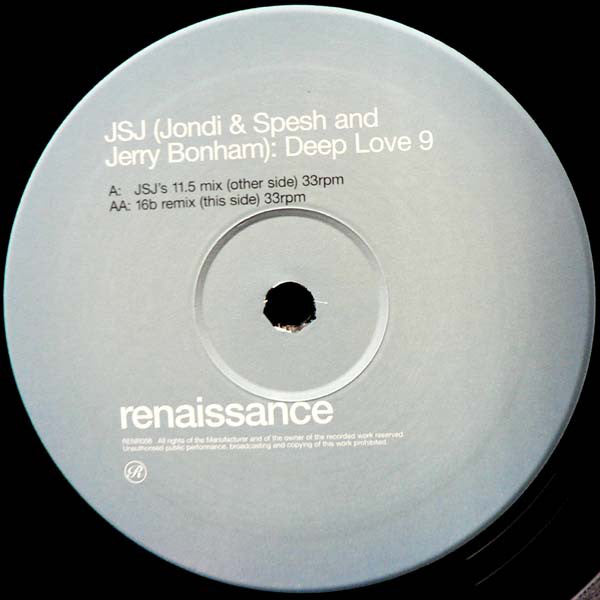 JSJ : Deep Love 9 (12")