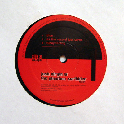 Josh Virgin & The Phantom Scribbler : Josh Virgin & The Phantom Scribbler (12", EP)
