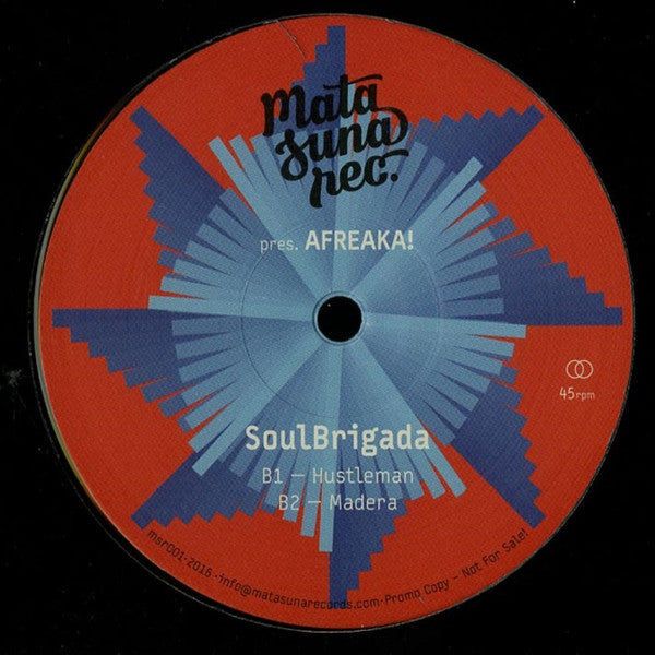 Voodoocuts / SoulBrigada : Matasuna Rec. Pres. Afreaka! (12", Promo, 180)