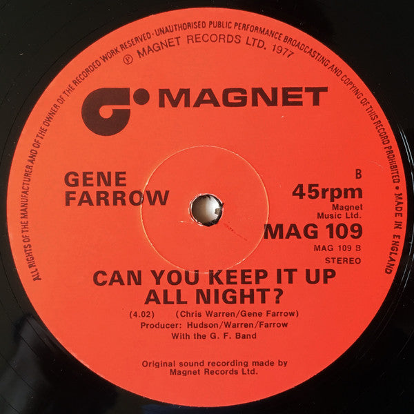 Gene Farrow : Move Your Body (12", Ltd)