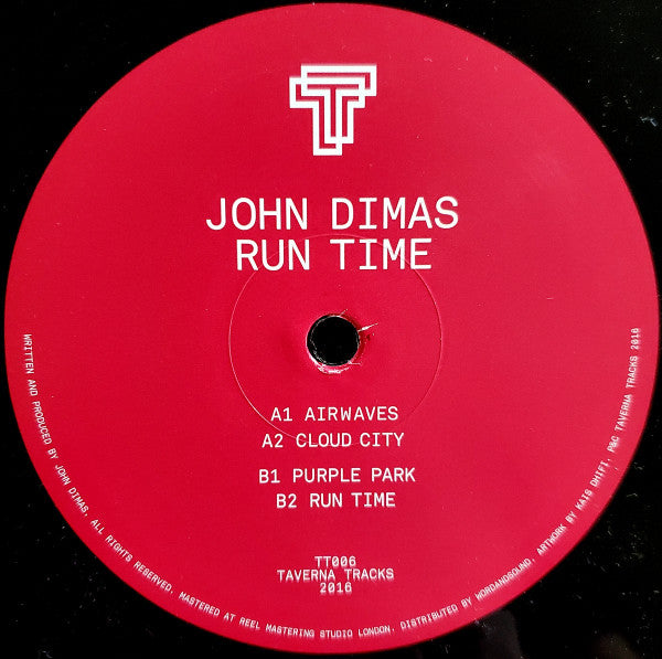 John Dimas : Run Time  (12", EP)