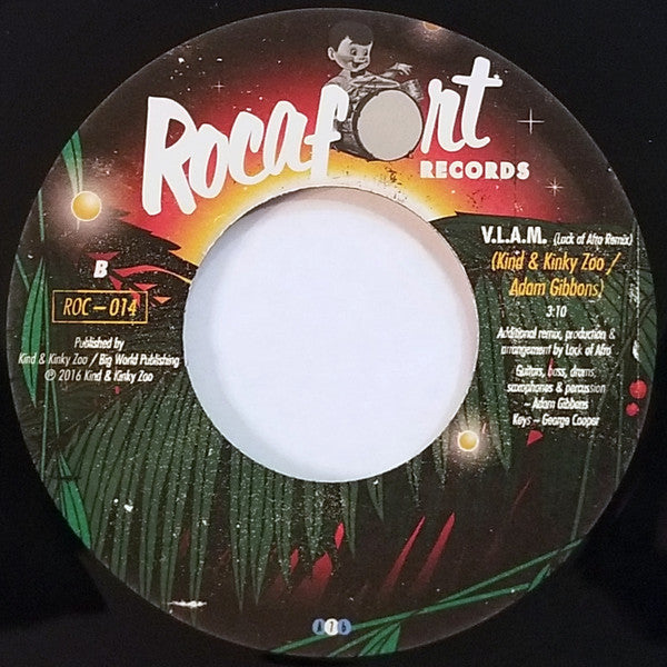 Kind & Kinky Zoo : Wonder Zebra / V​.​L​.​A​.​M. (Lack Of Afro Remix) (7")