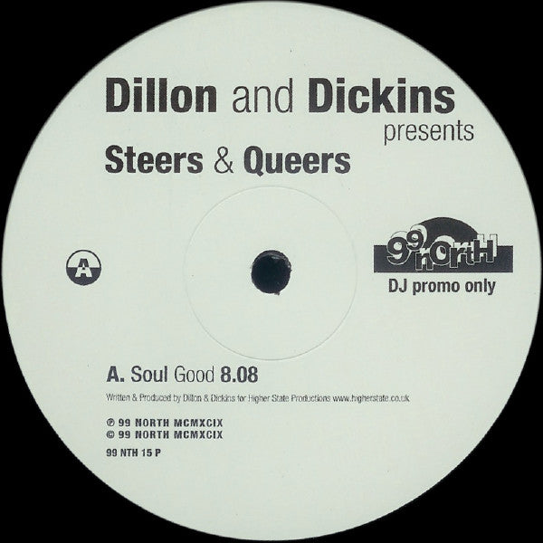 Dillon & Dickins : Steers And Queers (2x12", Promo)