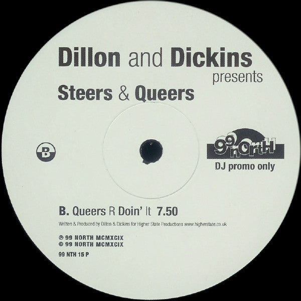 Dillon & Dickins : Steers And Queers (2x12", Promo)