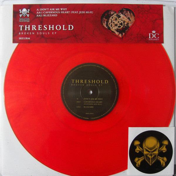 Threshold (10) : Broken Souls EP (12", EP, Ltd, Red)