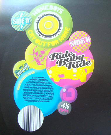 Friendly : Homeboys Cry Out For More / Ride Baby Ride (12")