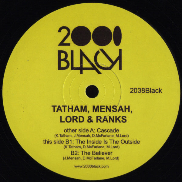 Tatham, Mensah, Lord & Ranks : Cascade (12")