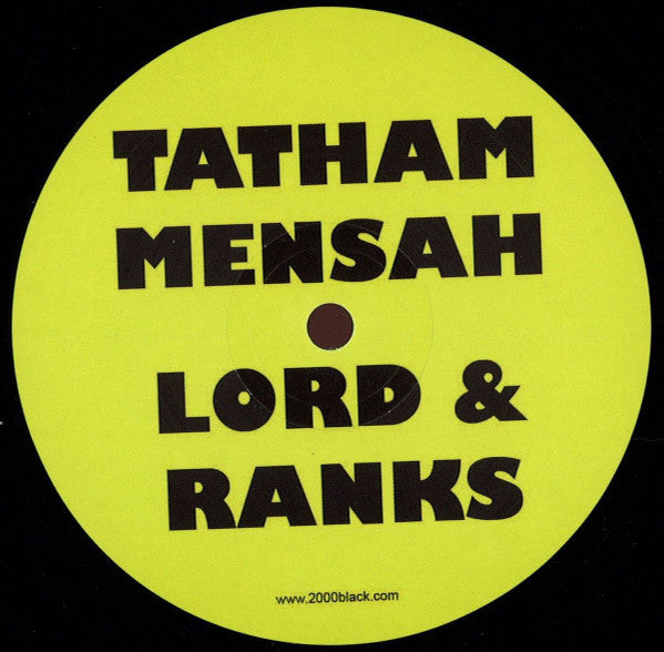 Tatham, Mensah, Lord & Ranks : Cascade (12")