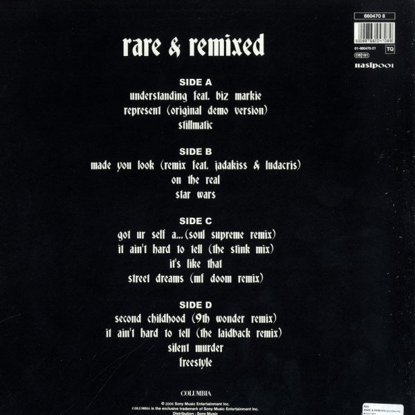 Nas : Rare & Remixed (2xLP, Unofficial)