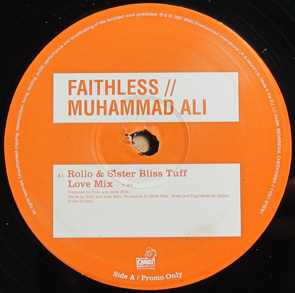 Faithless : Muhammad Ali (12", Single, Promo)