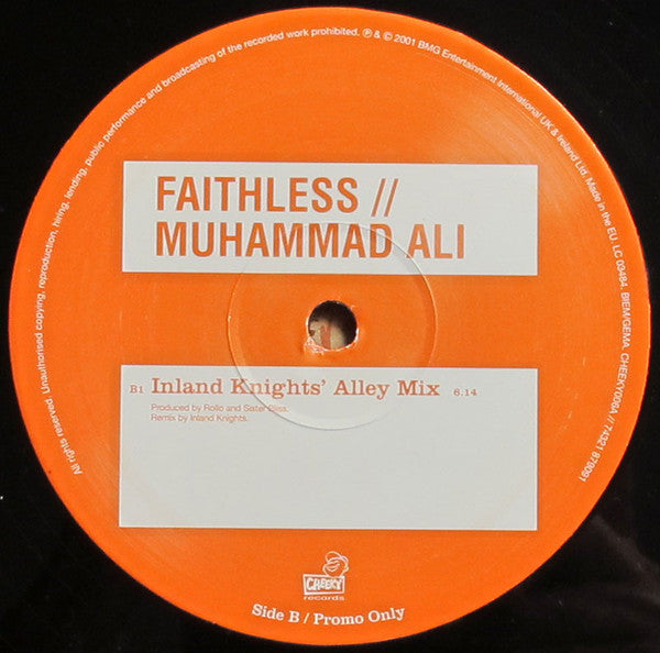 Faithless : Muhammad Ali (12", Single, Promo)