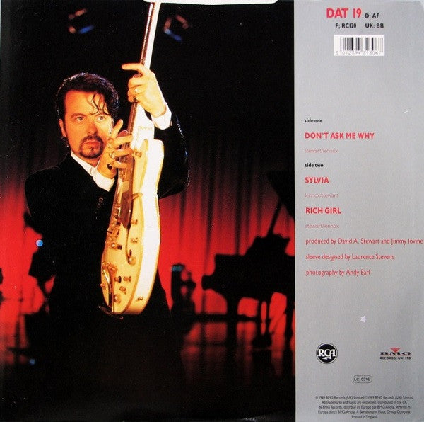 Eurythmics : Don't Ask Me Why (12")